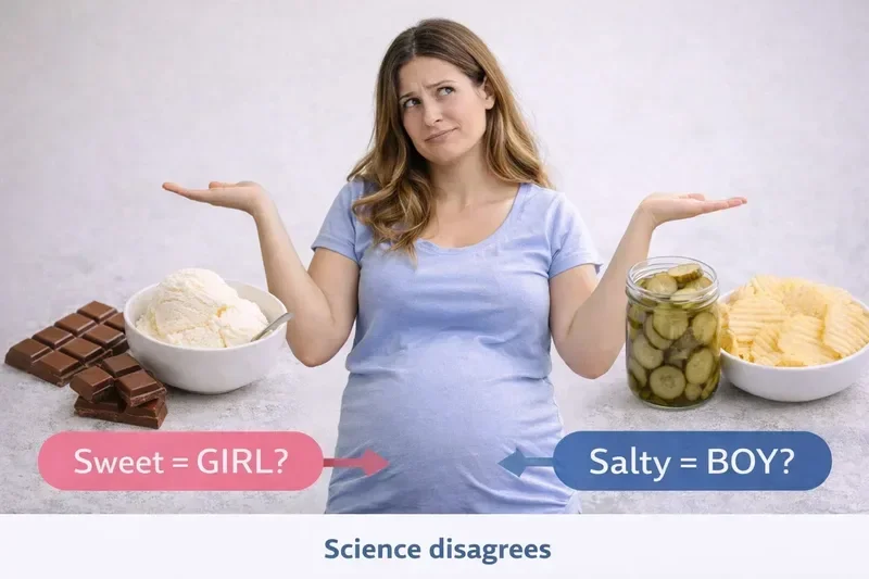 Pregnancy Cravings Myths: Sweet for Girl, Salty for Boy? The Science Says No