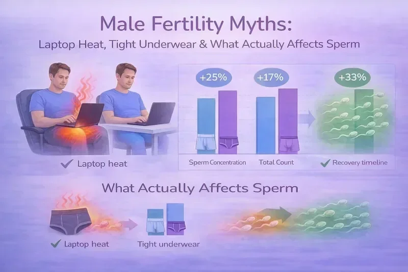 Male Fertility Myths: Laptop Heat, Tight Underwear & Sperm