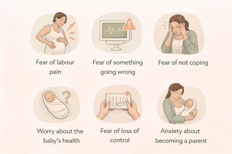 Common fears and worries that cause anxiety in the third trimester of pregnancy